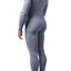 CheapUndies Light Blue Waffle Knit Thermal Union Suit