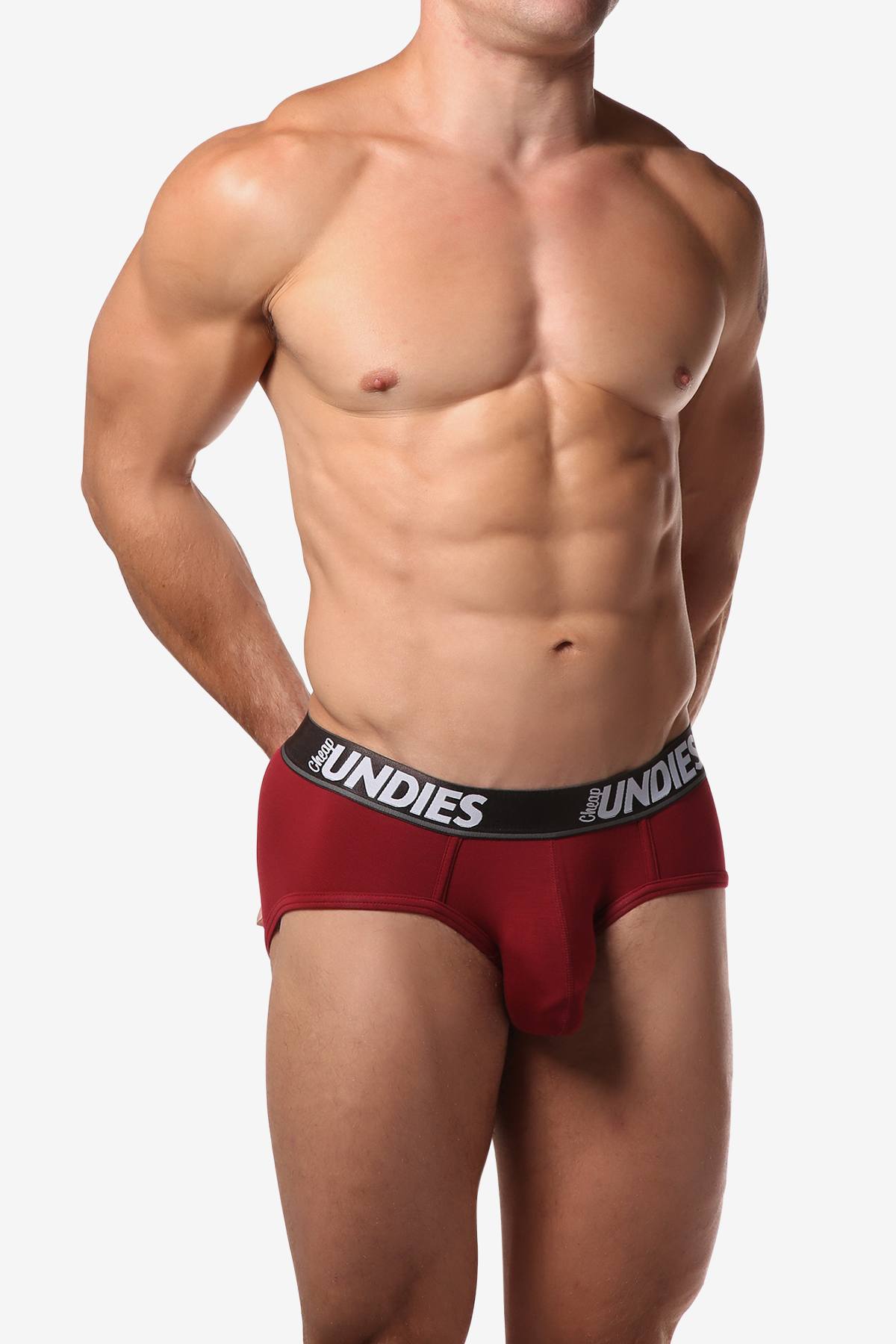 CheapUndies Maroon2 Touch Brief