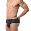 CheapUndies Navy-Blue Mesh Jock-Brief