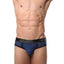 CheapUndies Navy-Blue Mesh Jock-Brief