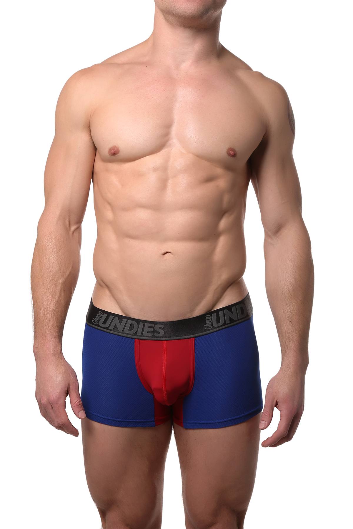 CheapUndies Navy Cool Mesh Trunk