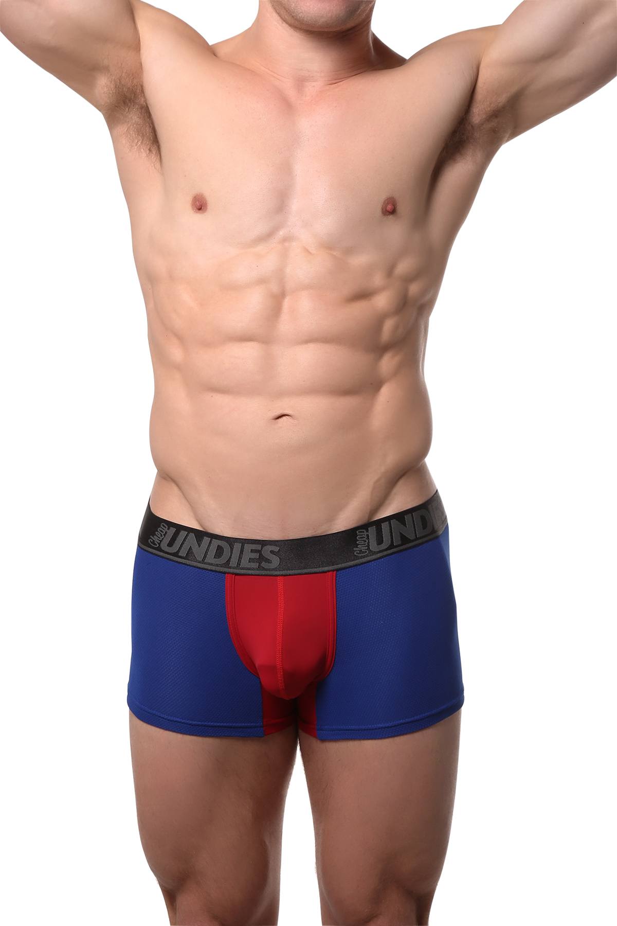 CheapUndies Navy Cool Mesh Trunk