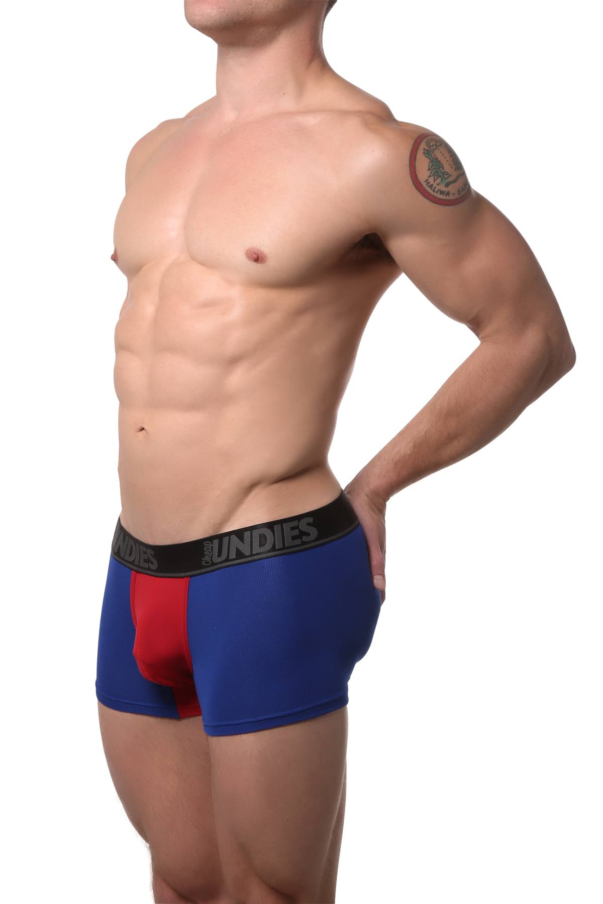 CheapUndies Navy Cool Mesh Trunk