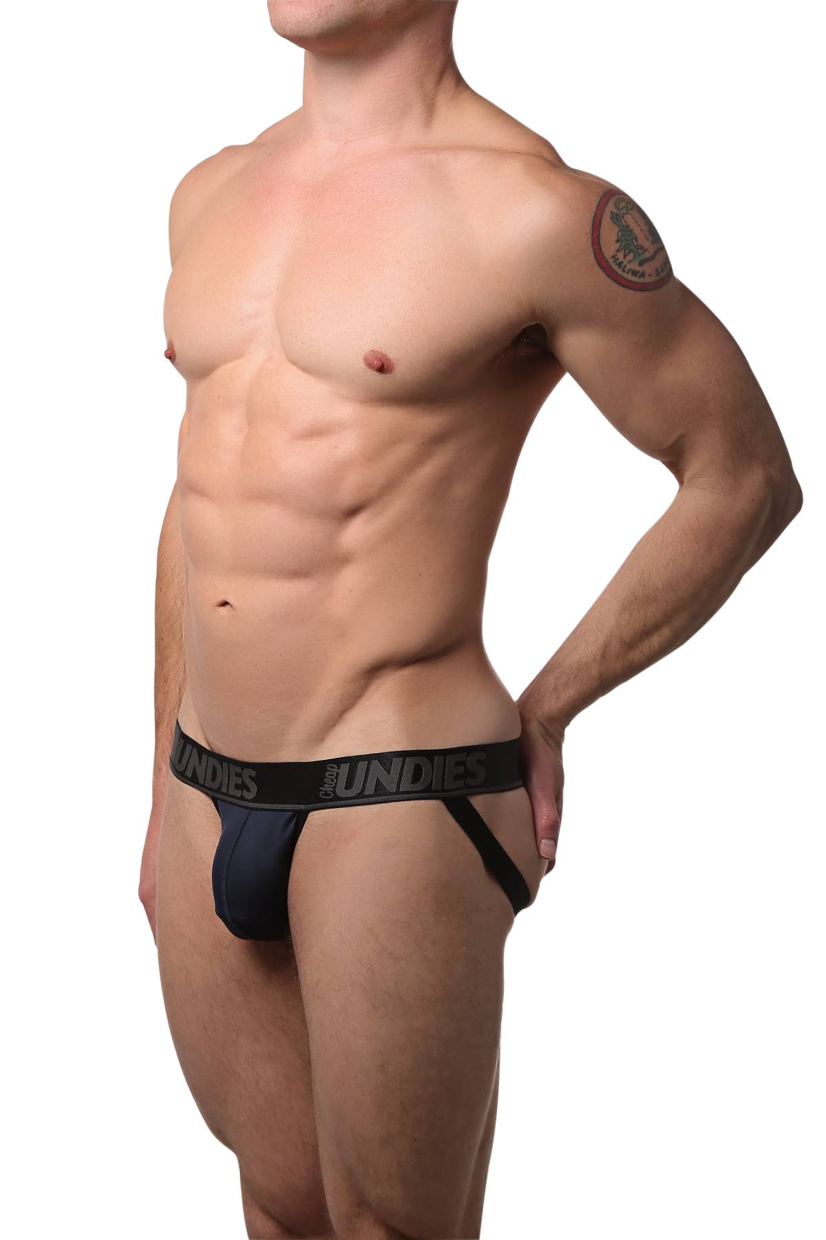 CheapUndies Navy Fluid Jock