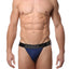 CheapUndies Navy Mesh Bikini Brief