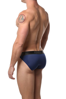 CheapUndies Navy Mesh Bikini Brief thumbnail 4