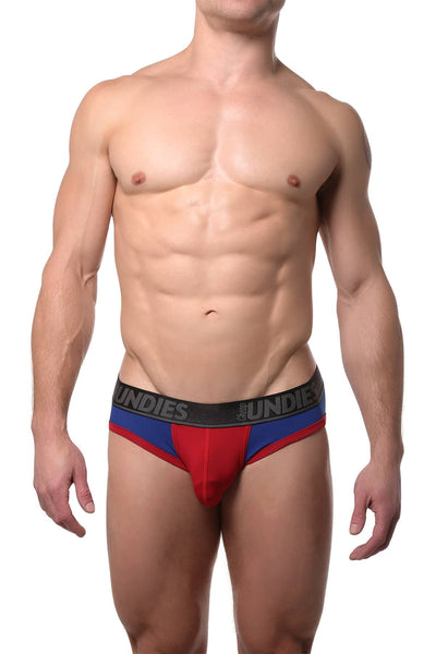 CheapUndies Navy/Red Cool Mesh Brief