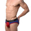 CheapUndies Navy/Red Cool Mesh Brief