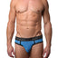 CheapUndies Neon Blue Exposed Mesh Brief