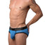 CheapUndies Neon Blue Exposed Mesh Brief