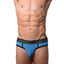 CheapUndies Neon Blue Exposed Mesh Brief