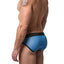CheapUndies Neon Blue Exposed Mesh Brief