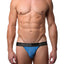 CheapUndies Neon Blue Exposed Mesh Jockstrap