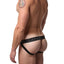 CheapUndies Neon Blue Exposed Mesh Jockstrap