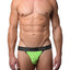 CheapUndies Neon Green Exposed Mesh Jockstrap
