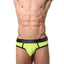 CheapUndies Neon-Green Mesh Jock-Brief
