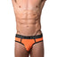 CheapUndies Neon Orange Exposed Mesh Brief