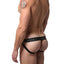 CheapUndies Neon Orange Exposed Mesh Jockstrap