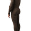 CheapUndies Olive Waffle Knit Thermal Union Suit