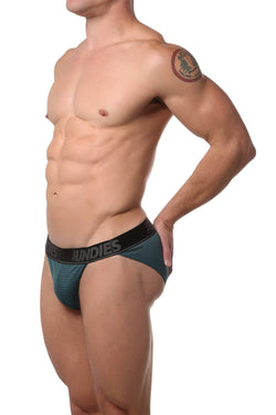 CheapUndies Peacock Mesh Bikini Brief thumbnail 1