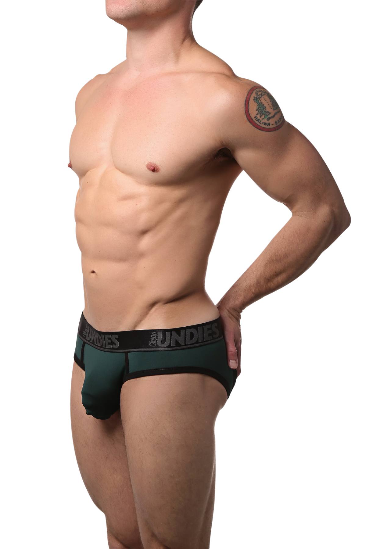 CheapUndies Peacock Sports Jock Brief