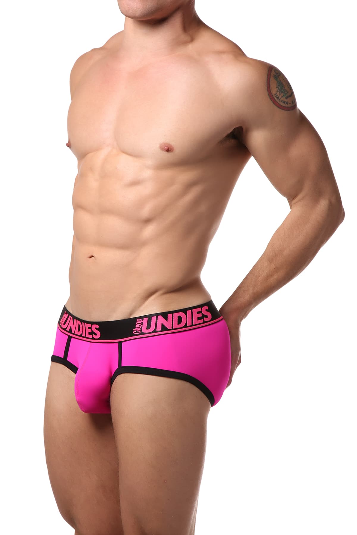 CheapUndies Pink Neon Brief