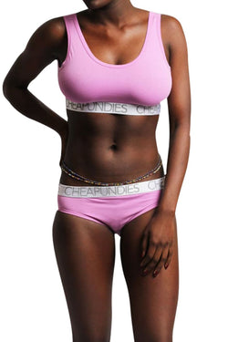 CheapUndies Pink Venus Sports Bra thumbnail 2