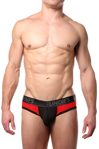 CheapUndies Red/Black Cool Mesh Brief