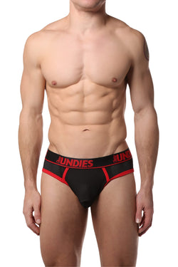 CheapUndies Red Exposed Sport Mesh Jockbrief thumbnail 2
