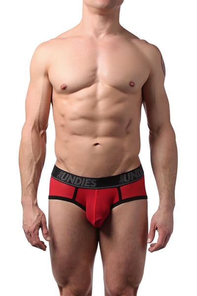 CheapUndies Red Mesh Brief