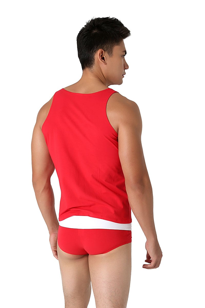 CheapUndies Red Primary Comfort Tank