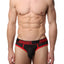 CheapUndies Red Sport Exposed Mesh Brief