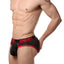 CheapUndies Red Sport Exposed Mesh Brief
