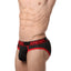 CheapUndies Red Sport Exposed Mesh Brief