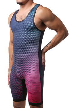 CheapUndies Sound Waves Compression Singlet thumbnail 2