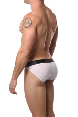 CheapUndies White Mesh Bikini Brief thumbnail 4
