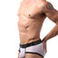 CheapUndies White Soft Mesh Brief