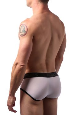 CheapUndies White Soft Mesh Brief thumbnail 4