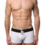 CheapUndies White Sport Swim Trunk