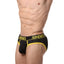 CheapUndies Yellow Exposed Sport Mesh Brief