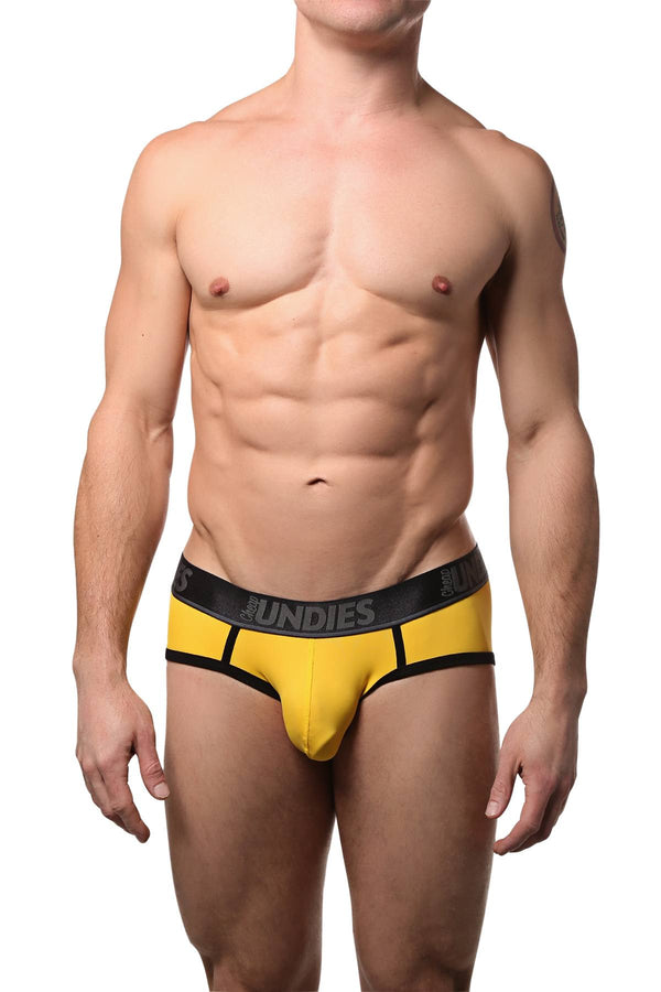CheapUndies Yellow Fluid Brief
