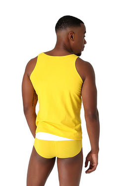CheapUndies Yellow Primary Comfort Tank thumbnail 2