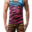 CheapUndies Zebra Fun Compression Singlet