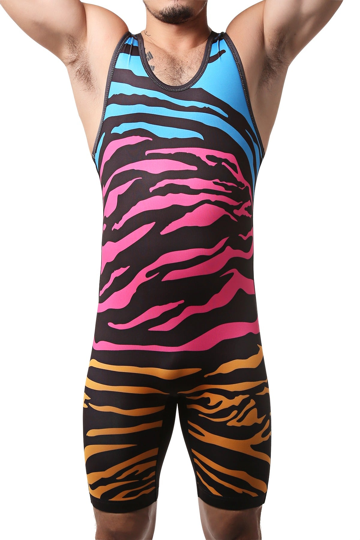 CheapUndies Zebra Fun Compression Singlet