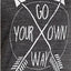 Choke Black GYOW Dolman Tee