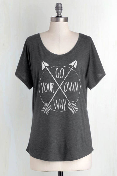 Choke Black GYOW Dolman Tee