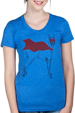 Choke Blue Dober-Man Tee thumbnail 1
