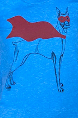 Choke Blue Dober-Man Tee thumbnail 3