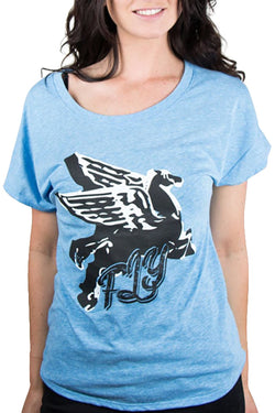 Choke Blue Fly Dolman Tee thumbnail 1