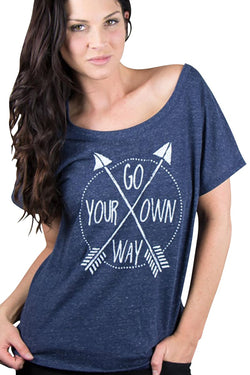 Choke Blue GYOW Dolman Tee thumbnail 4